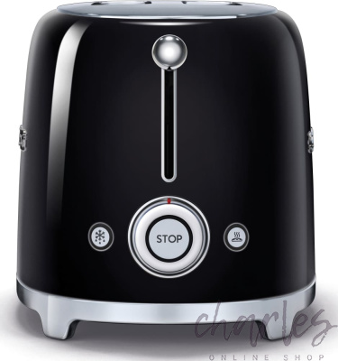 Тостер Smeg TSF01BLEU черный