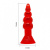 Анальная ёлочка на присоске красная Производитель: Baile BI-017005 Red