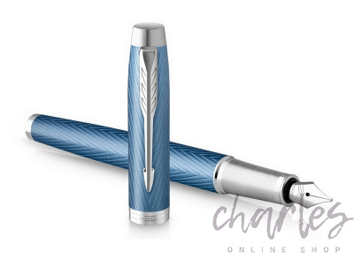 Перьевая ручка Parker IM Premium Blue Gray 2143654