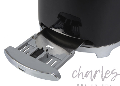 Тостер Smeg TSF01BLEU черный