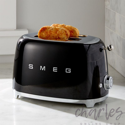 Тостер Smeg TSF01BLEU черный