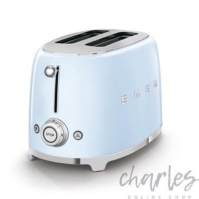 Тостер Smeg TSF01PBEU голубой